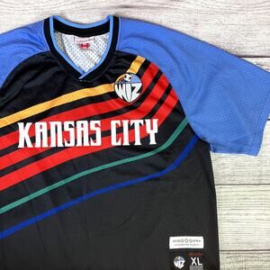 Mitchell & Ness Kansas City Wizards Founding Club Soccer Jersey